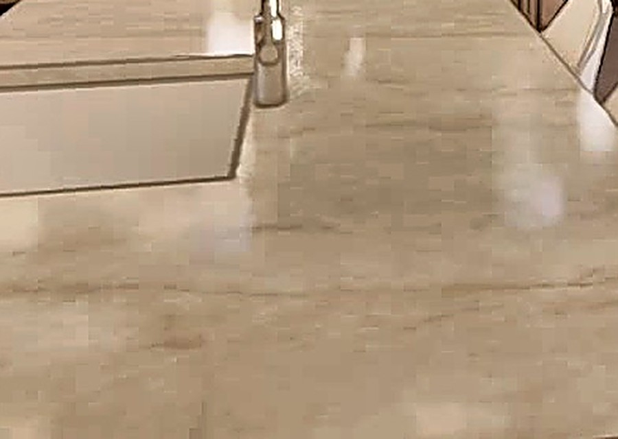 Wide-plank white oak flooring